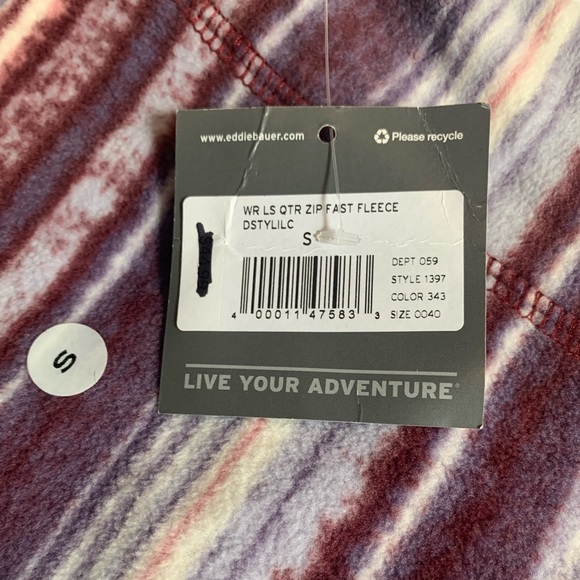 Eddie Bauer Quarter-Zip Fast Fleece Pullover - Picture 13 of 16